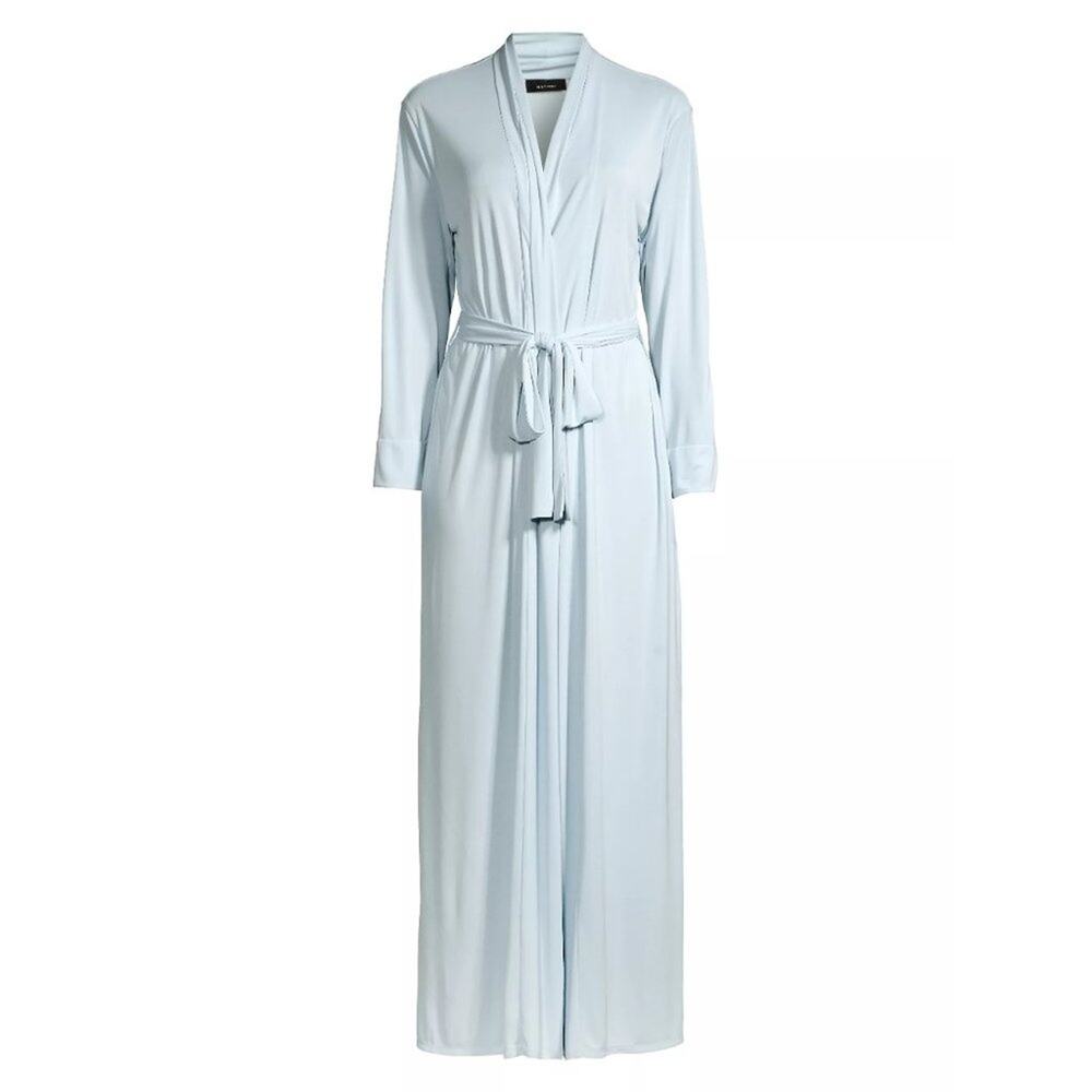 Natori Sky Blue Long Robe